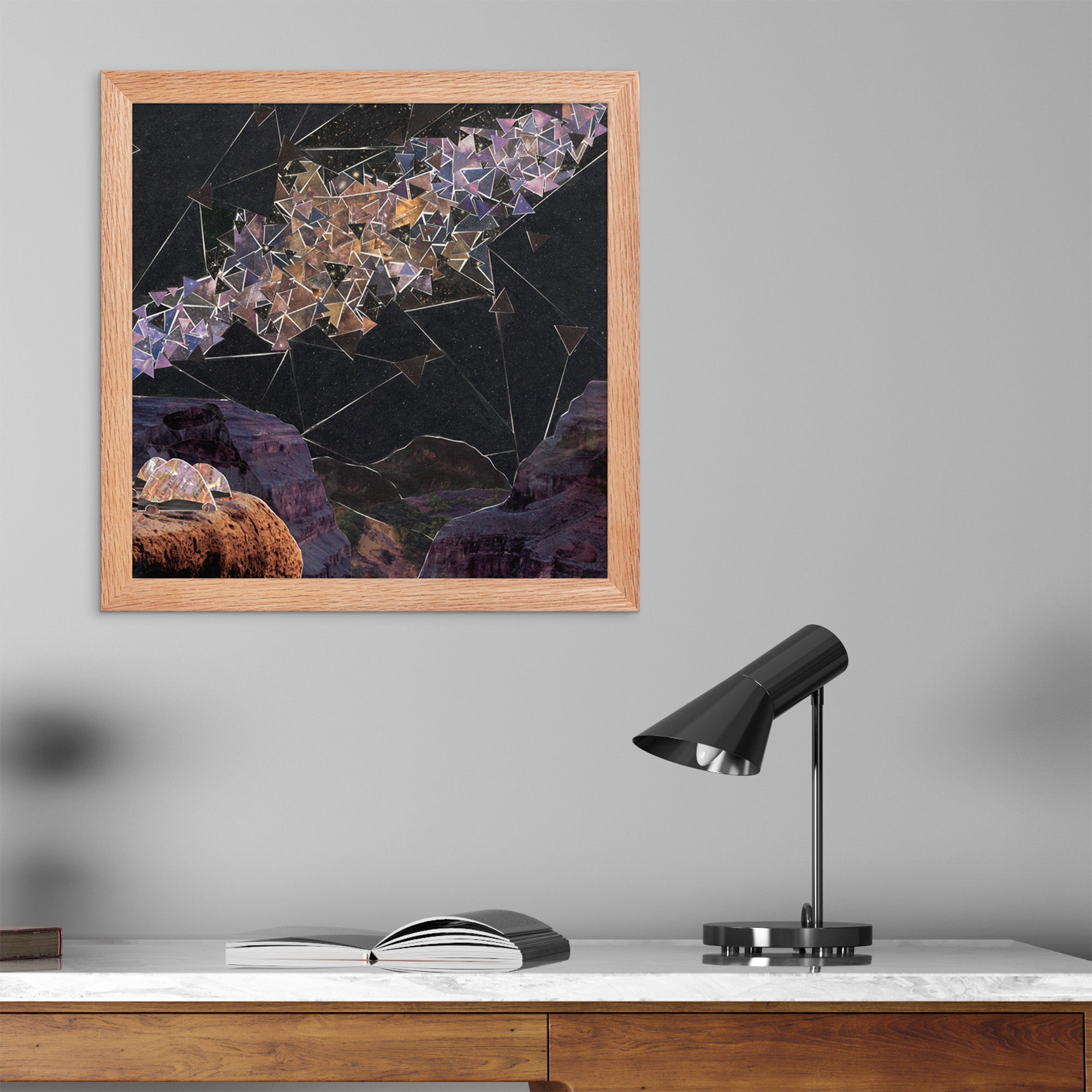 gravity framed print