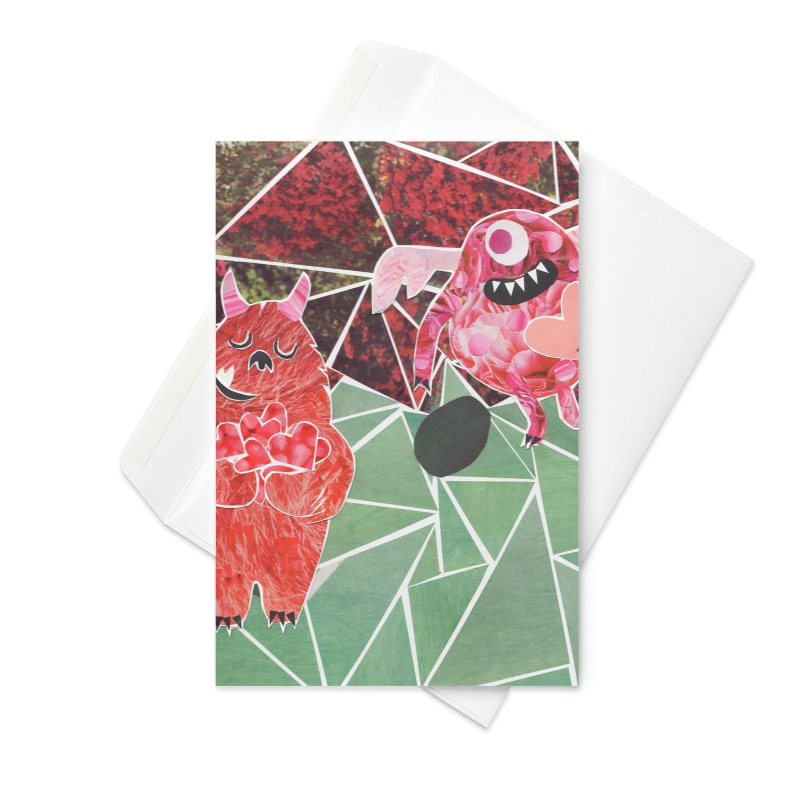 that monstah love greeting card