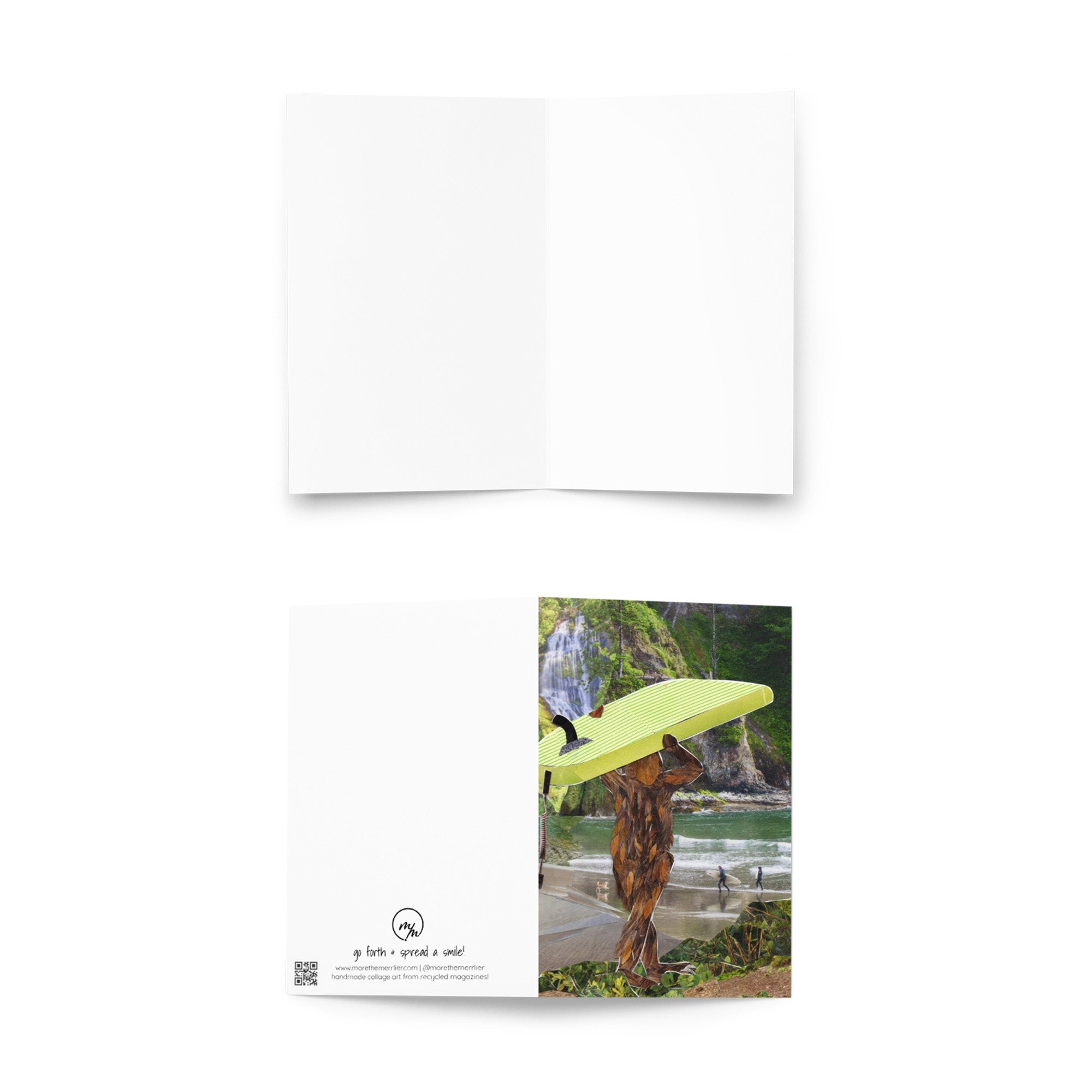 big surf greeting card