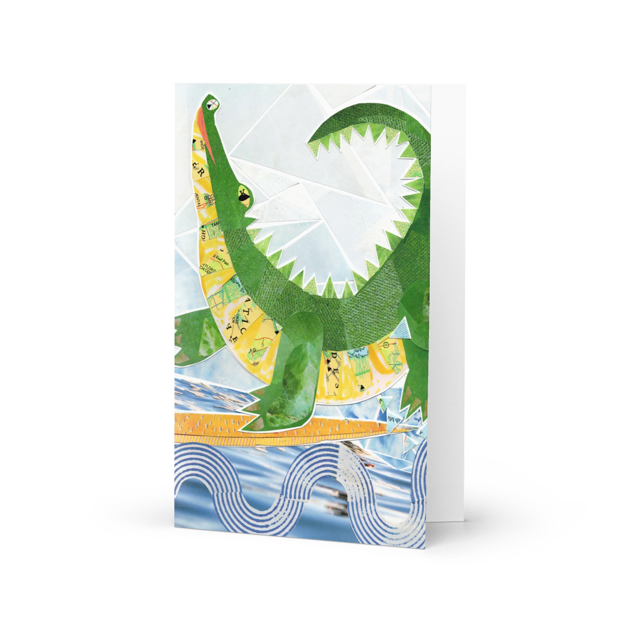 alligator greeting card