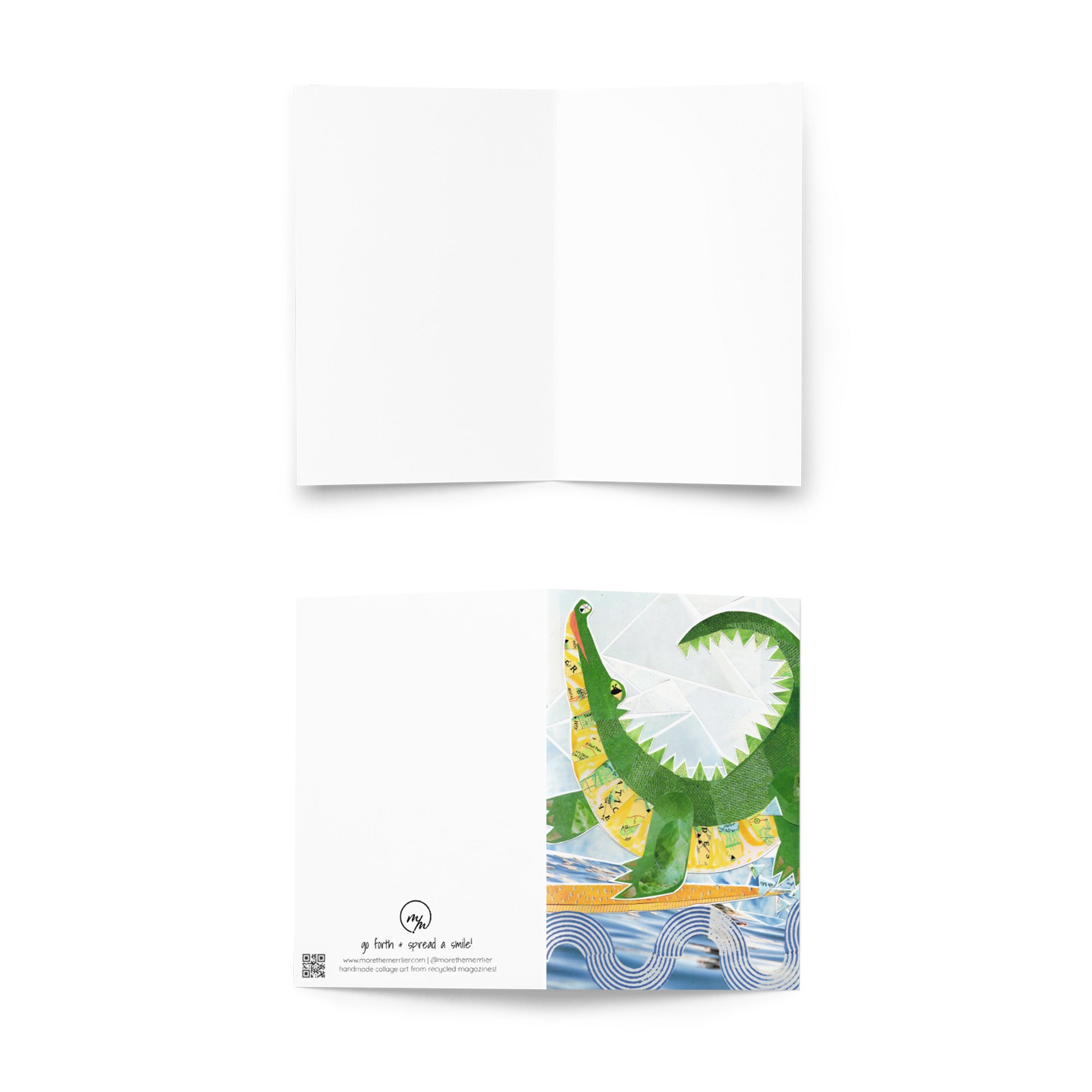 alligator greeting card