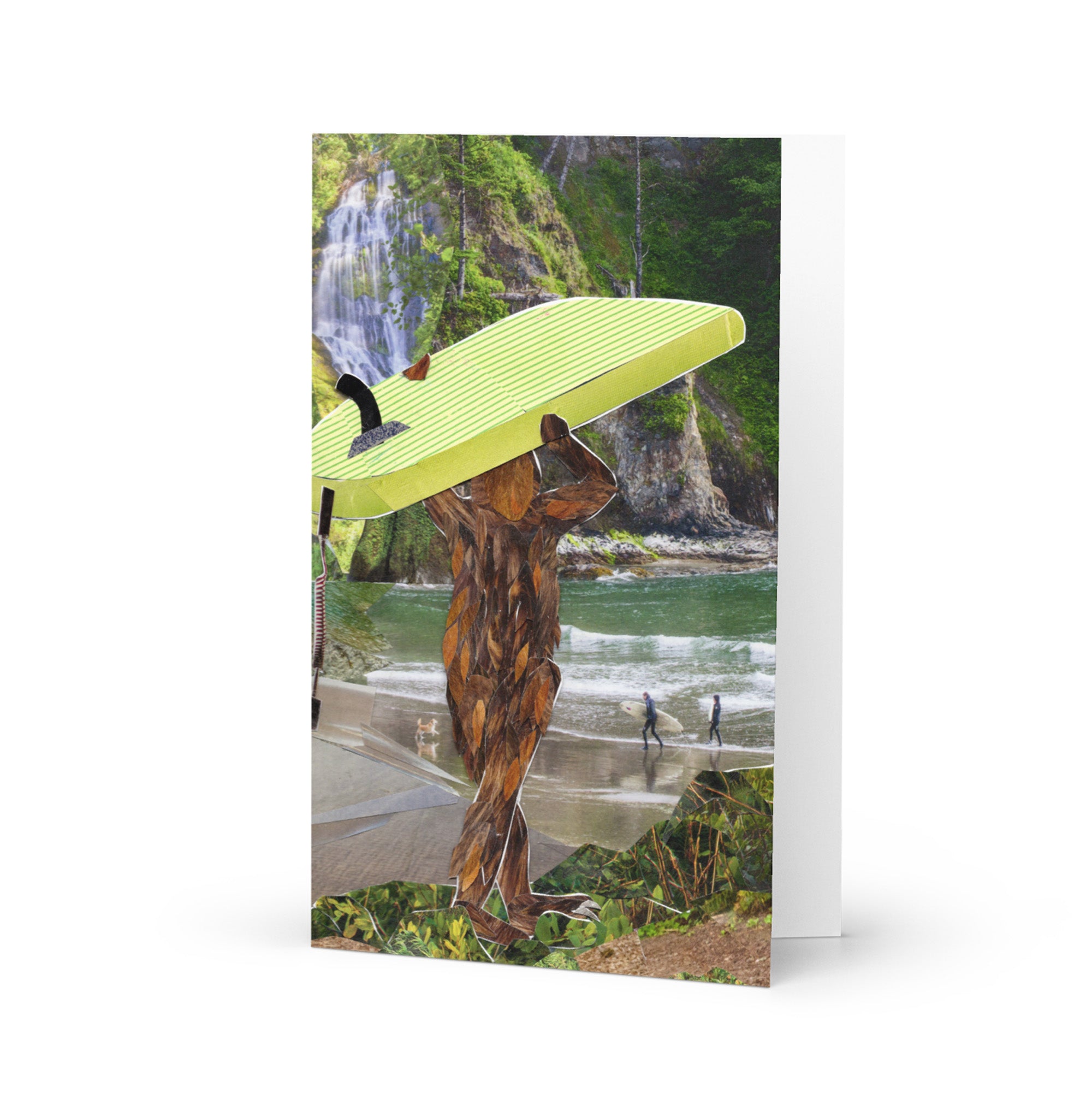 big surf greeting card