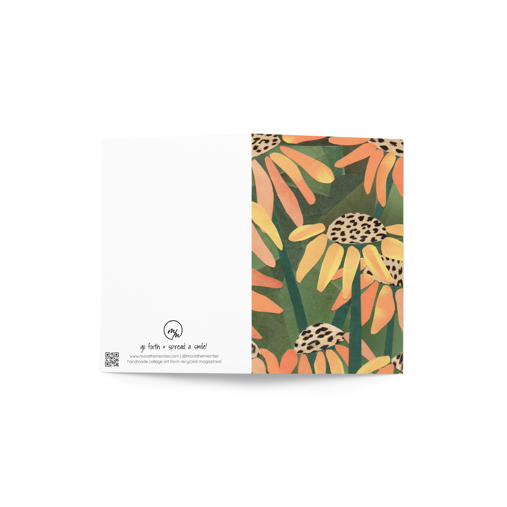 coneflower greeting card