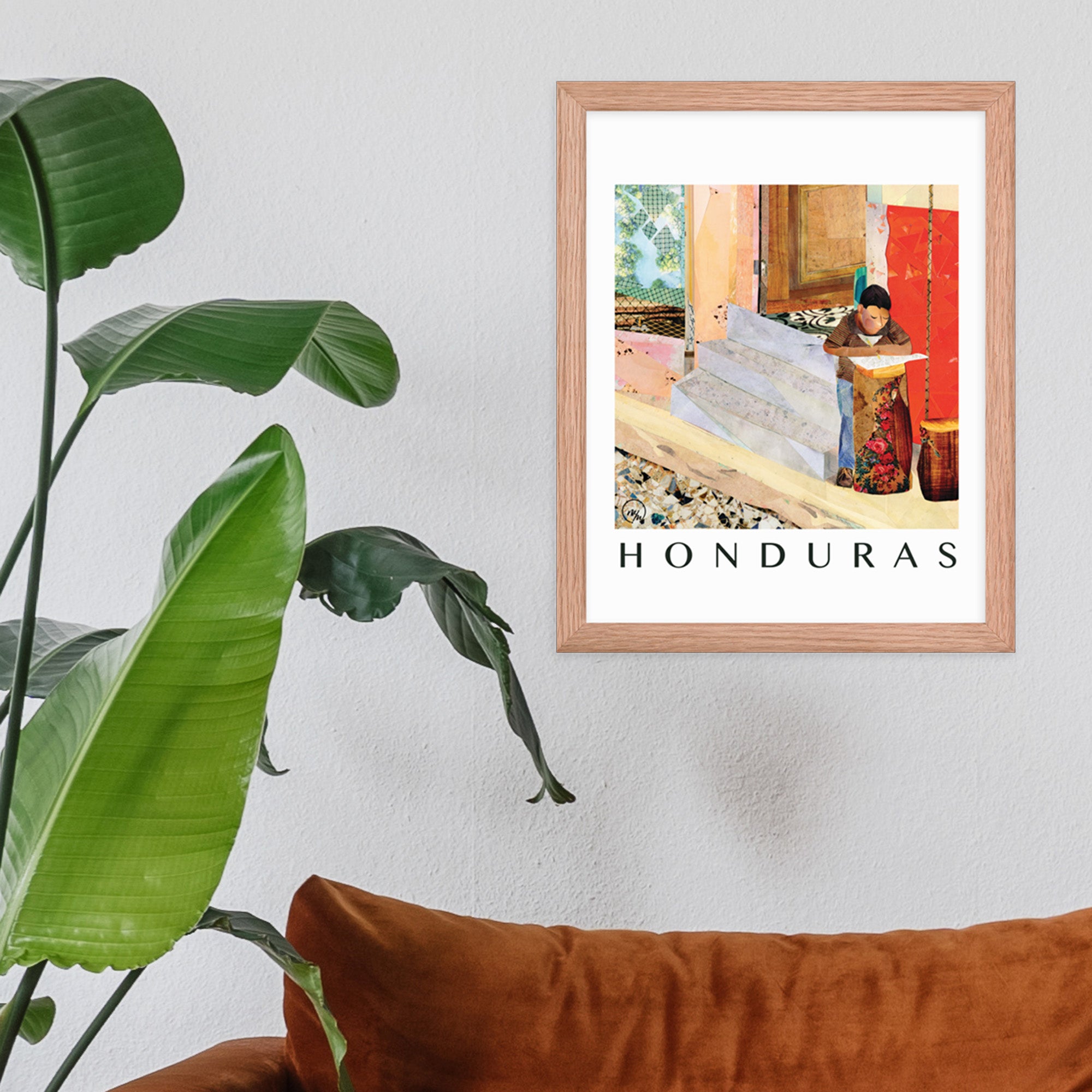 honduras framed poster