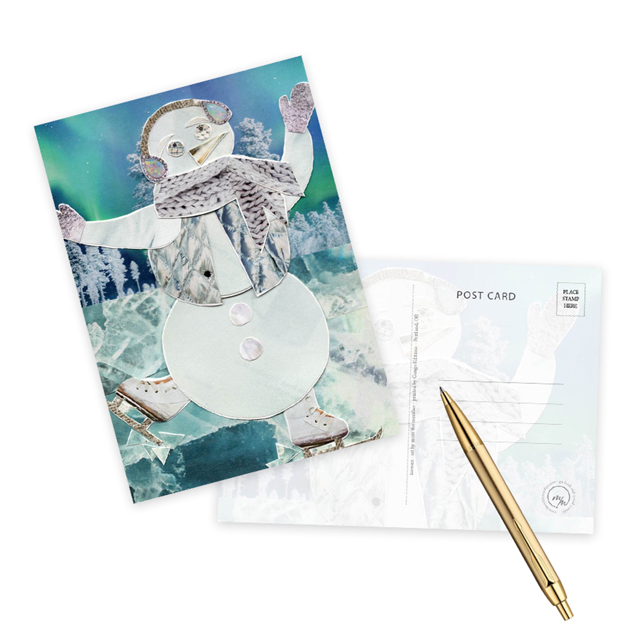 skatergirl greeting card