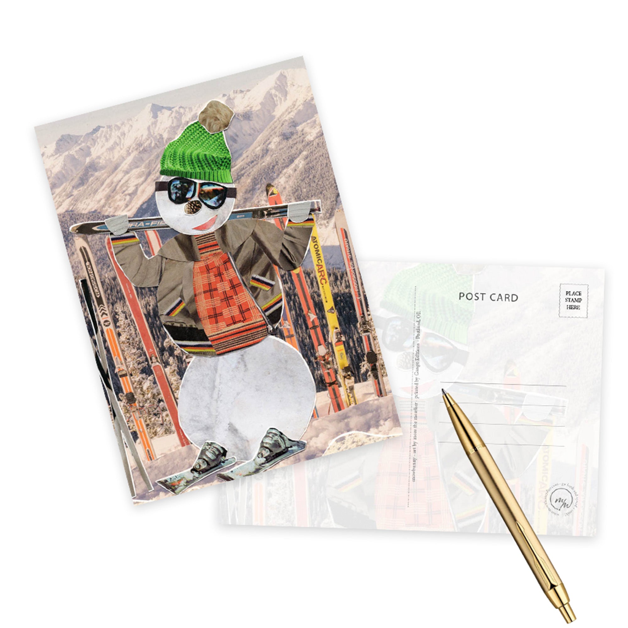 snowbunny greeting card