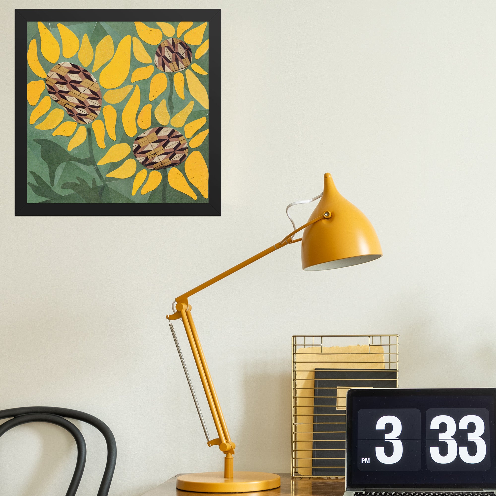 sunflower framed print