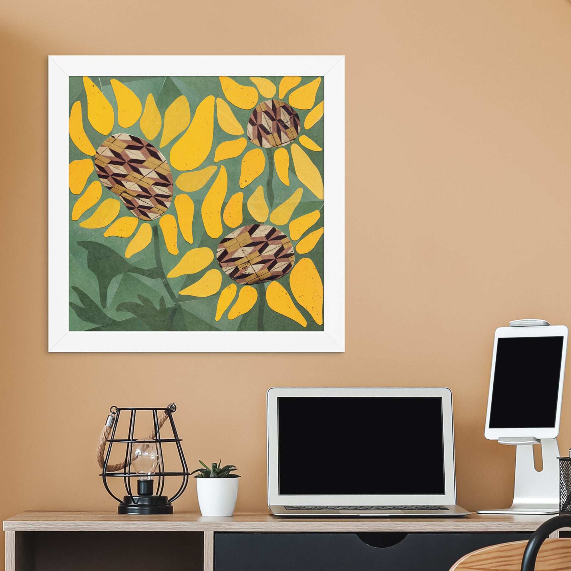 sunflower framed print