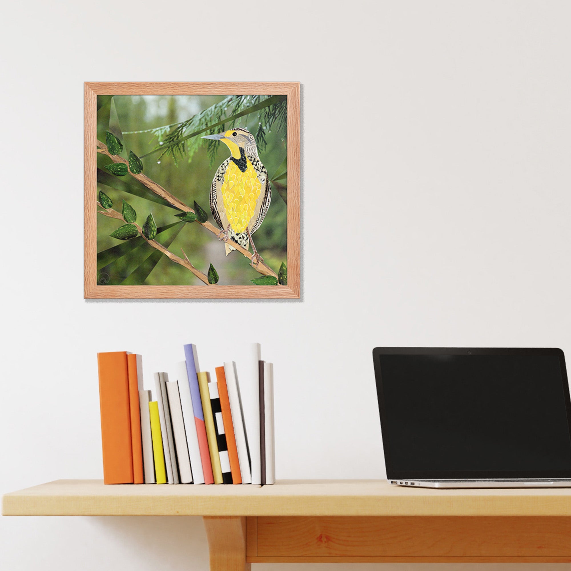western meadowlark print