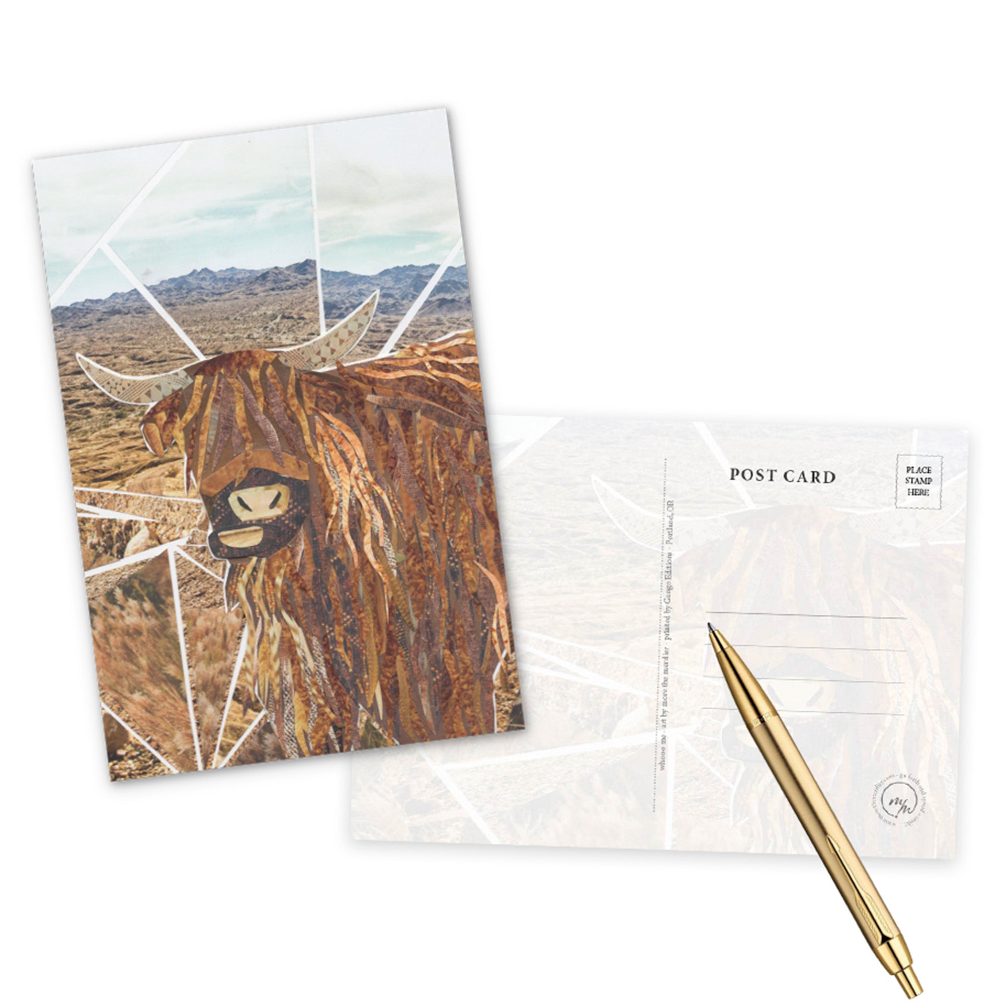yak greeting card