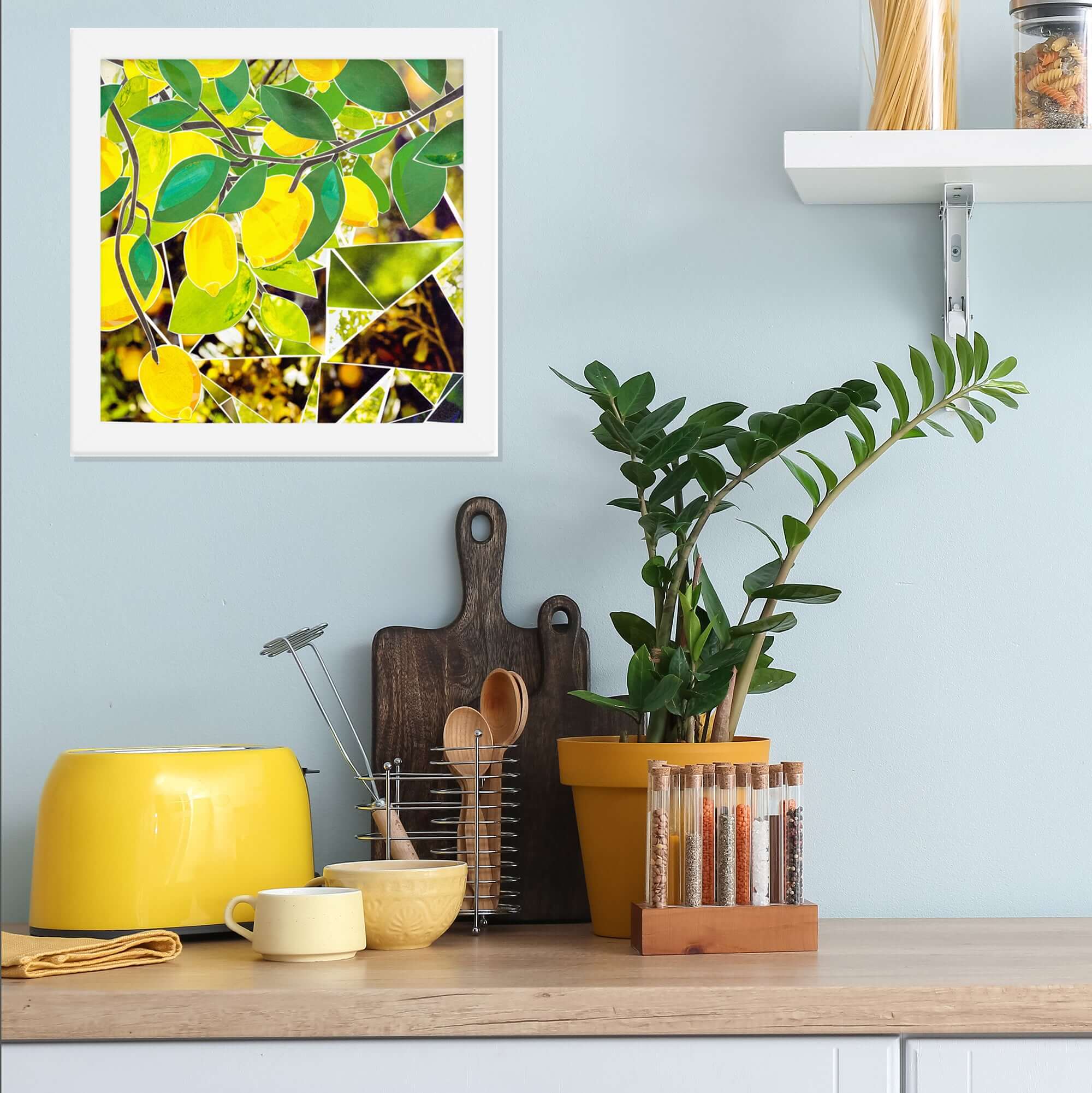 lemons framed print