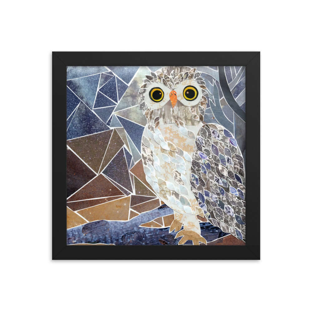 owl framed print