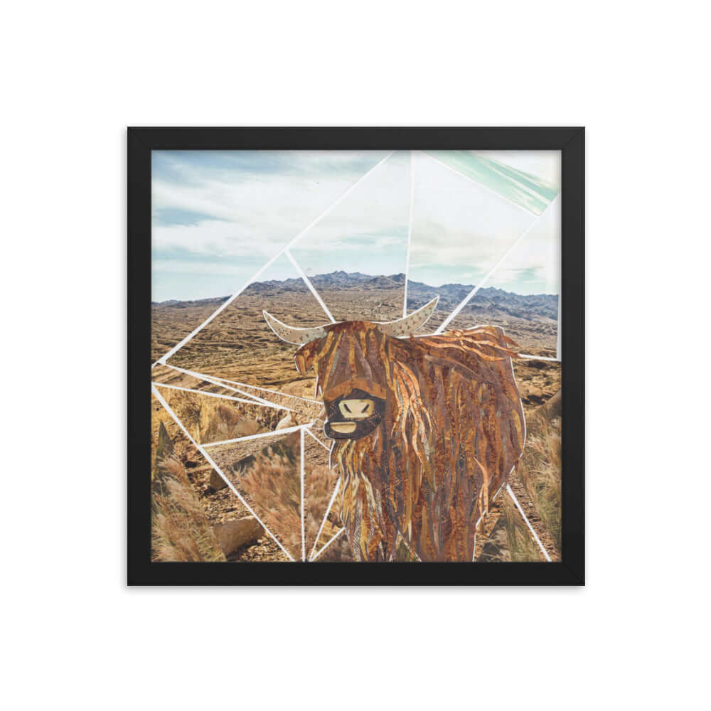 yak framed print