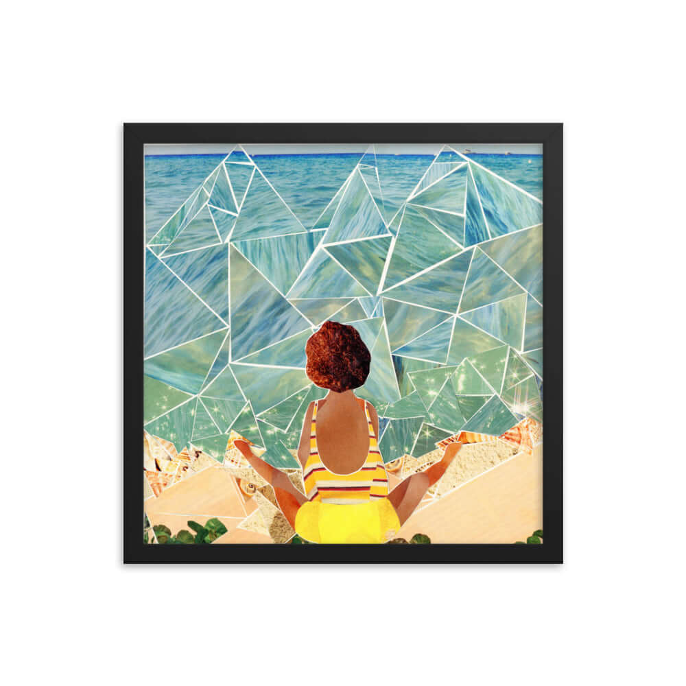 beach bliss framed print