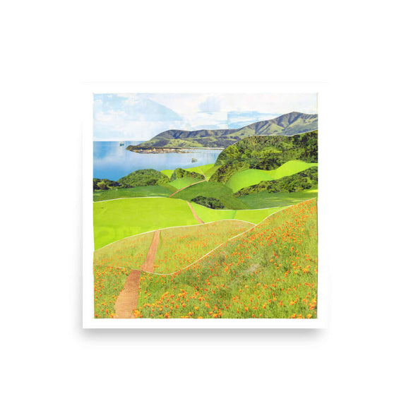 california coast print