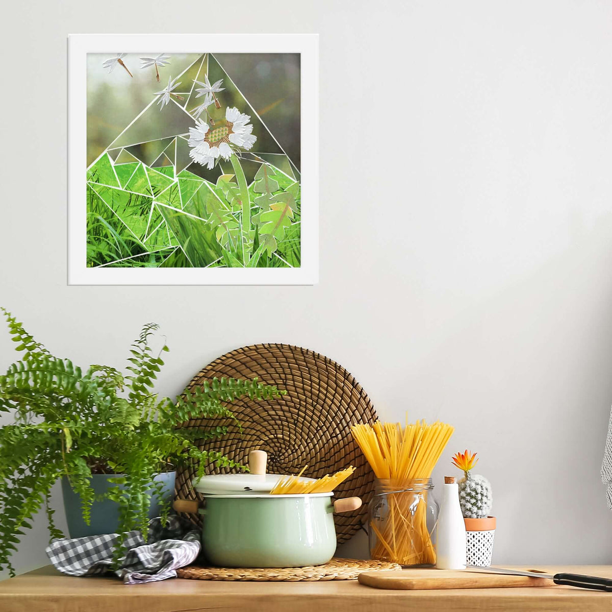 make a wish print in a room setting