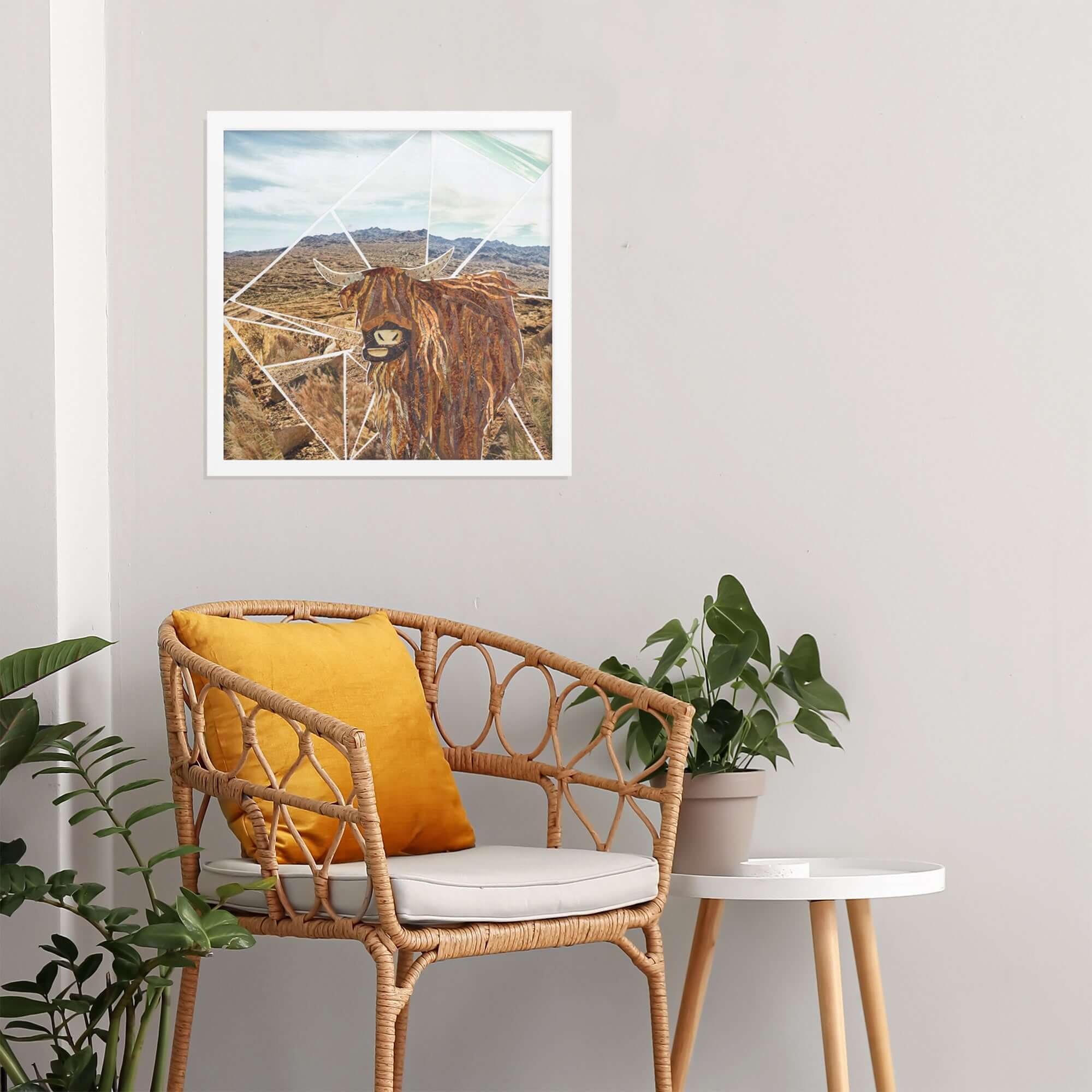 yak framed print