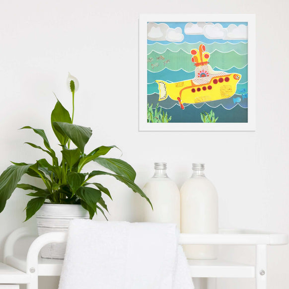 yellow submarine print
